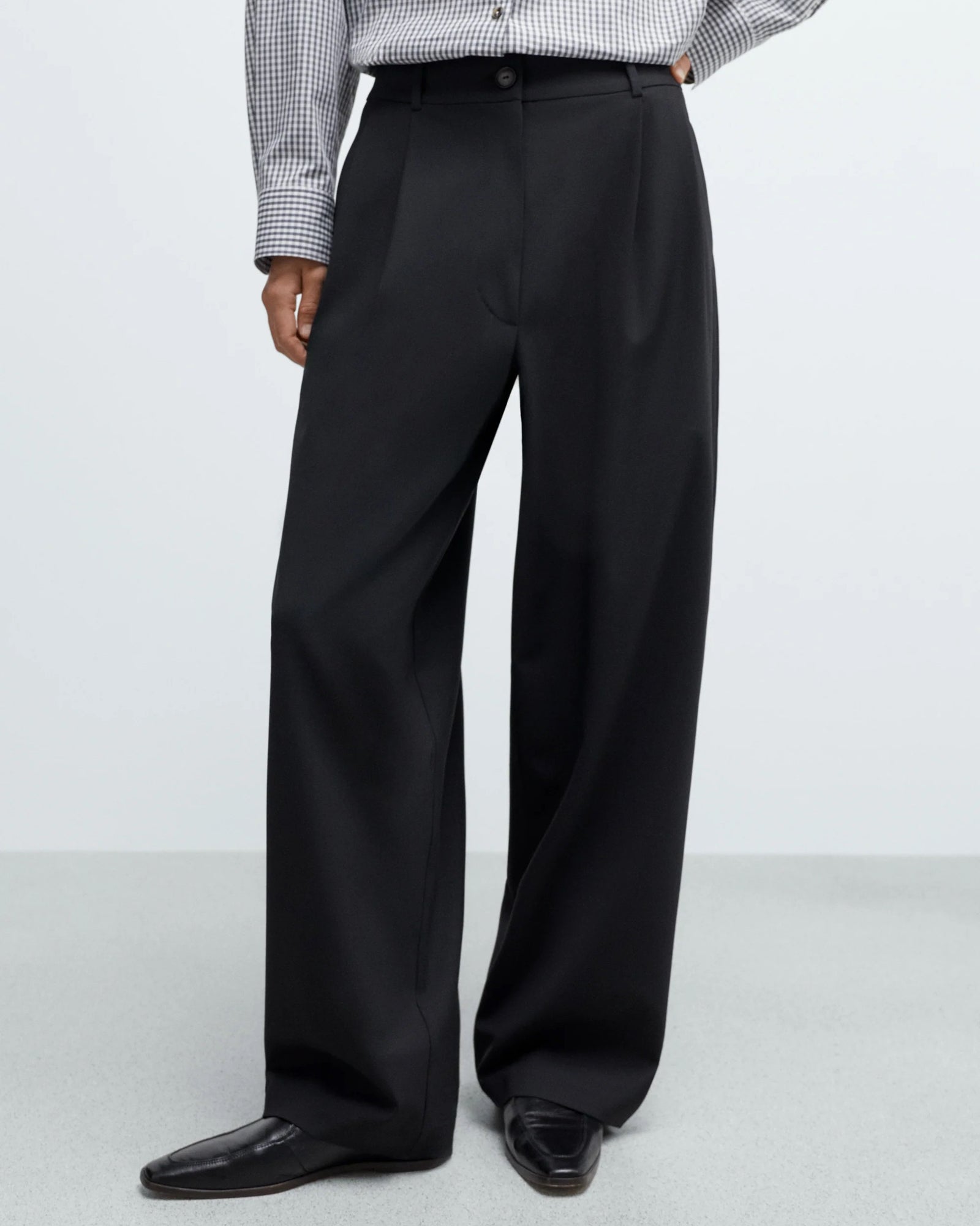 Tailored Masculine Pants | Black