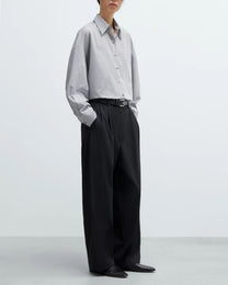 Tailored Masculine Pants | Black