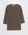 Merino Wool Oversized T-Shirt | Deep Taupe