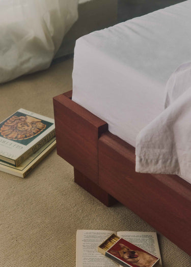 Cubico Bed Frame | Dark Amber