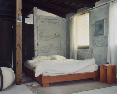Cubico Bed Frame | Light Amber