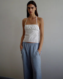 Angle Pocket Pant | Blue Stripe