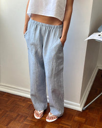 Angle Pocket Pant | Blue Stripe