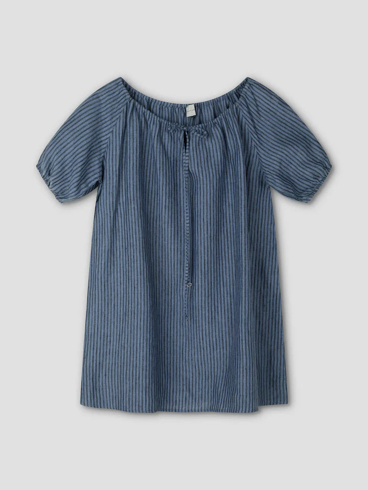 Smock Dress | Azure Stripe