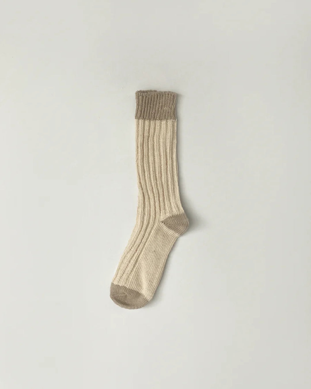 The Woven Sock | Cream and Natural