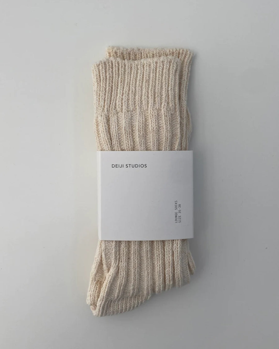 The Woven Sock | Cream