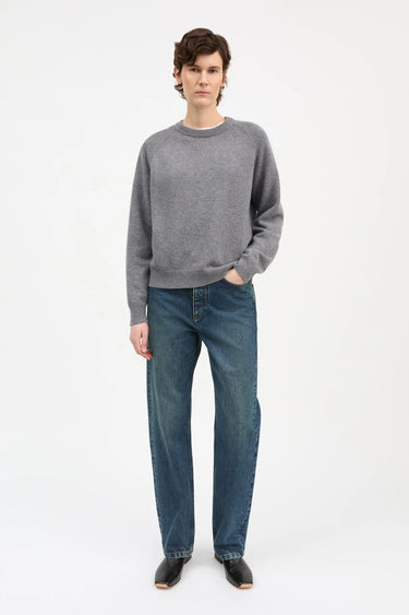 Drew O-neck | Stone Mélange