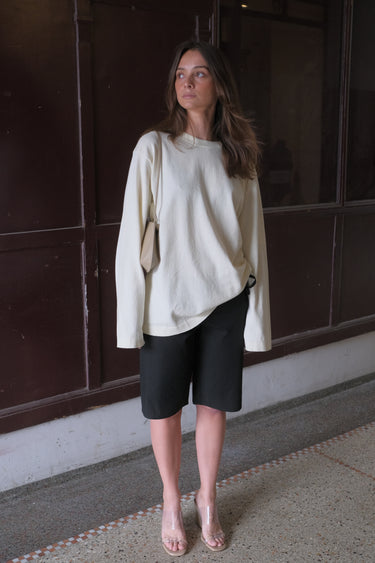 Long Sleeve Tee | Ecru