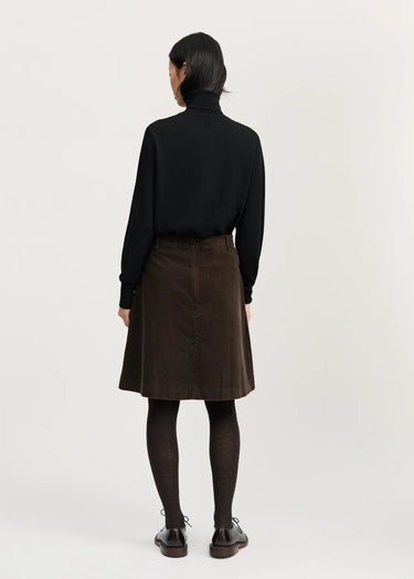 Estelle Skirt Short Corduroy | Smokey Brown