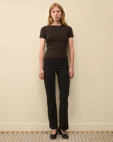 Car Tee in Dark Brown