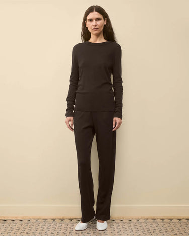 Sophie Longsleeve in Dark Brown