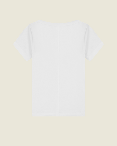 Lulu Baby Tee | White