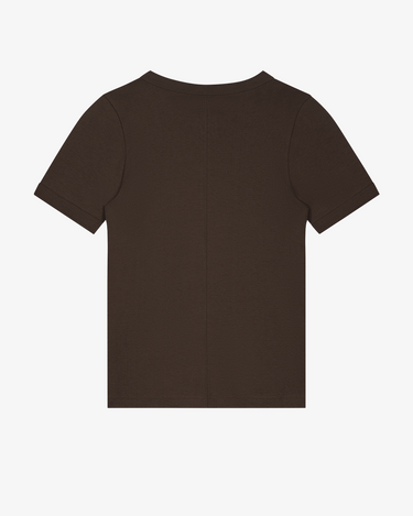 Car Tee in Dark Brown