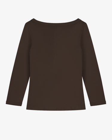 Steffi Tee in Dark Brown
