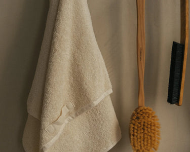 Heavy Towel in Bone White | Hand Towel