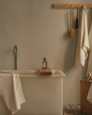 Heavy Towel in Bone White | Bath Towel