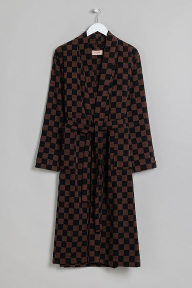Sulis Bath Robe | Tabac & Noir