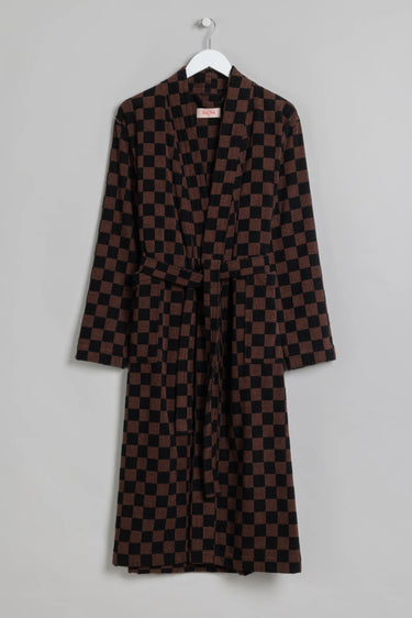 Sulis Bath Robe | Tabac & Noir