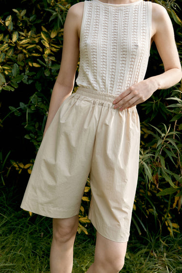 Japanese Cotton Typewriter Hilda Short | Oat
