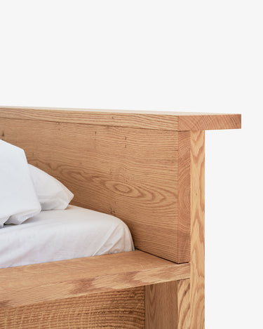 Hem Bed Frame | Oiled Red Oak