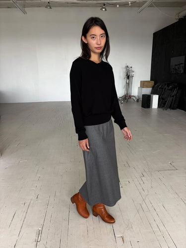 Wool Skirt | Grey