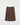 Tropical Wool Pleated Skirt | Brown