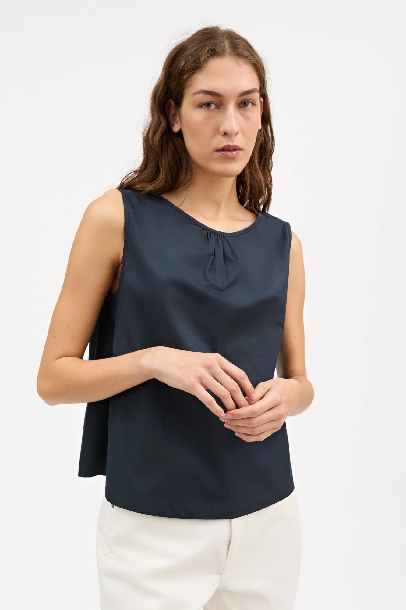 Amun Top | Dark Navy