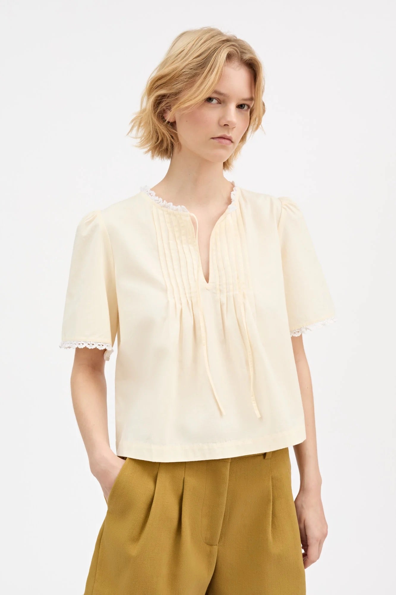 Freesia Blouse | Buttermilk