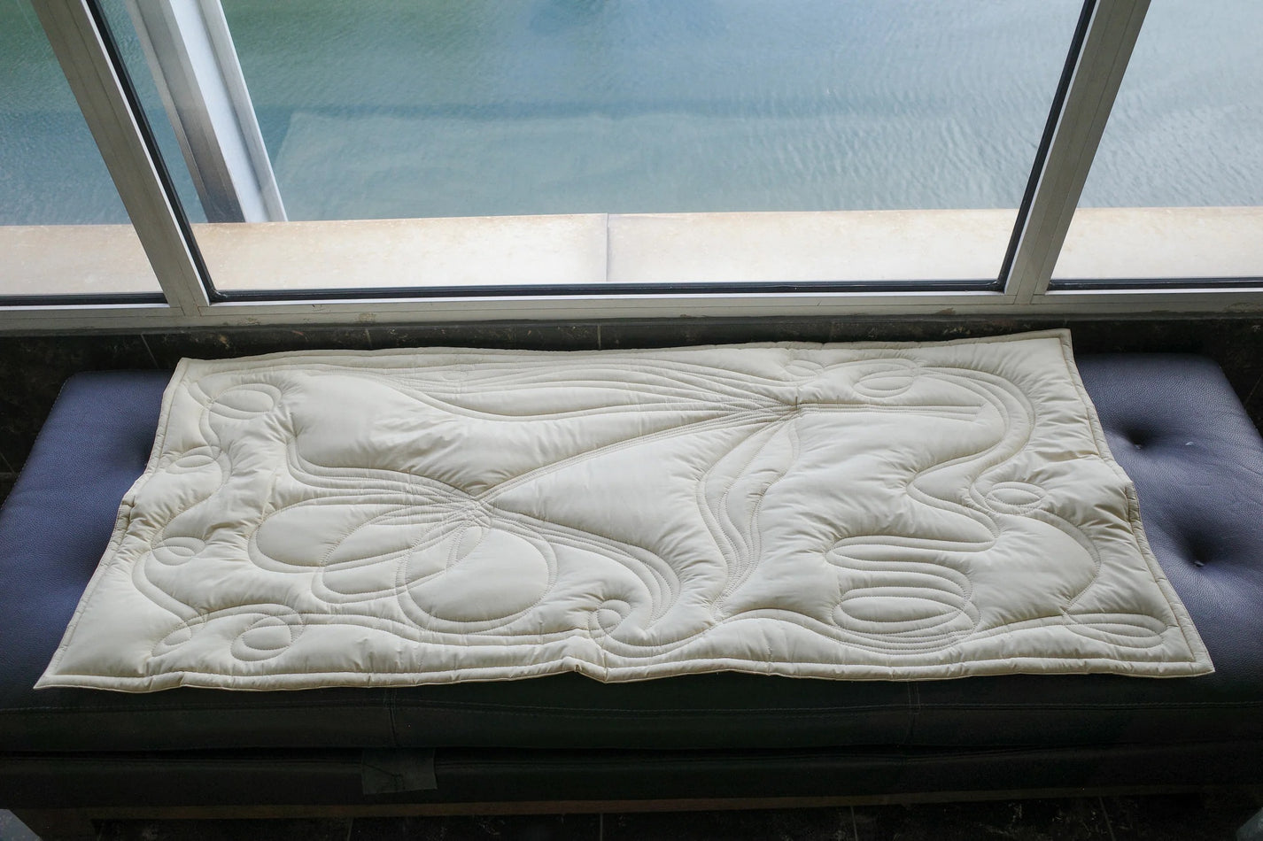 Cotton Quilted Blanket | Grège