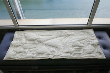 Cotton Quilted Blanket | Grège