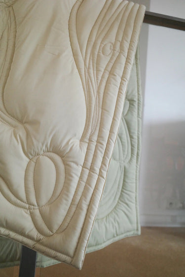 Cotton Quilted Blanket | Grège
