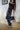 Cotton Carbardine Trousers | Obsidian Blue
