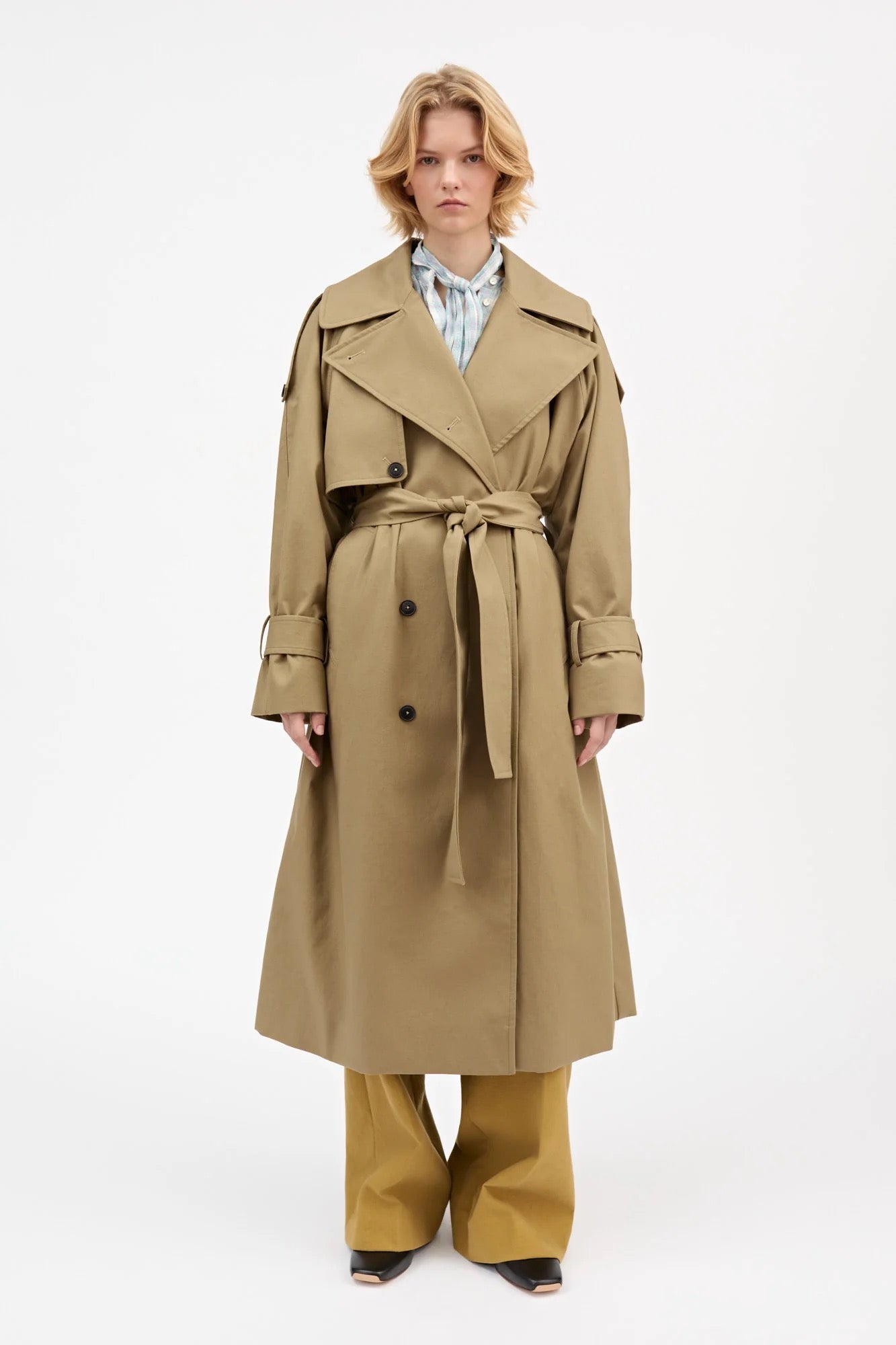 Luna Trenchcoat | Light Khaki