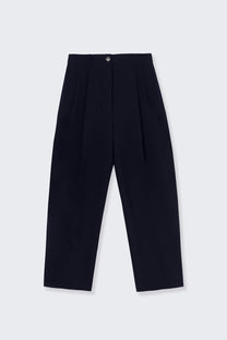 Tailored Masculine Pants | Navy