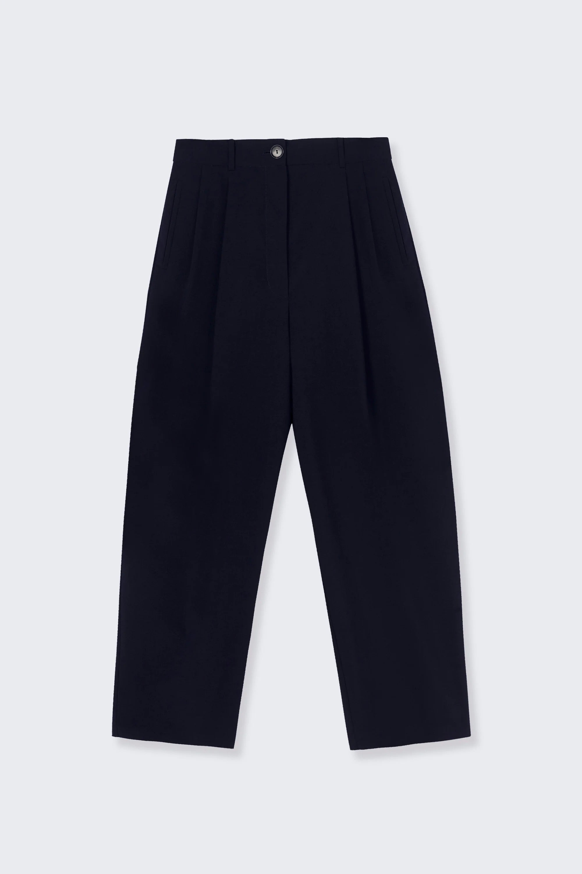 Tailored Masculine Pants | Navy