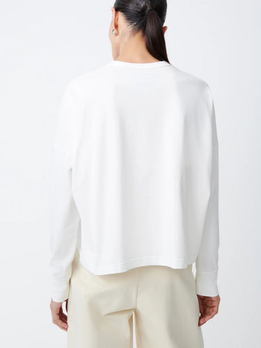 Loop Long Sleeve T-Shirt | Optic White