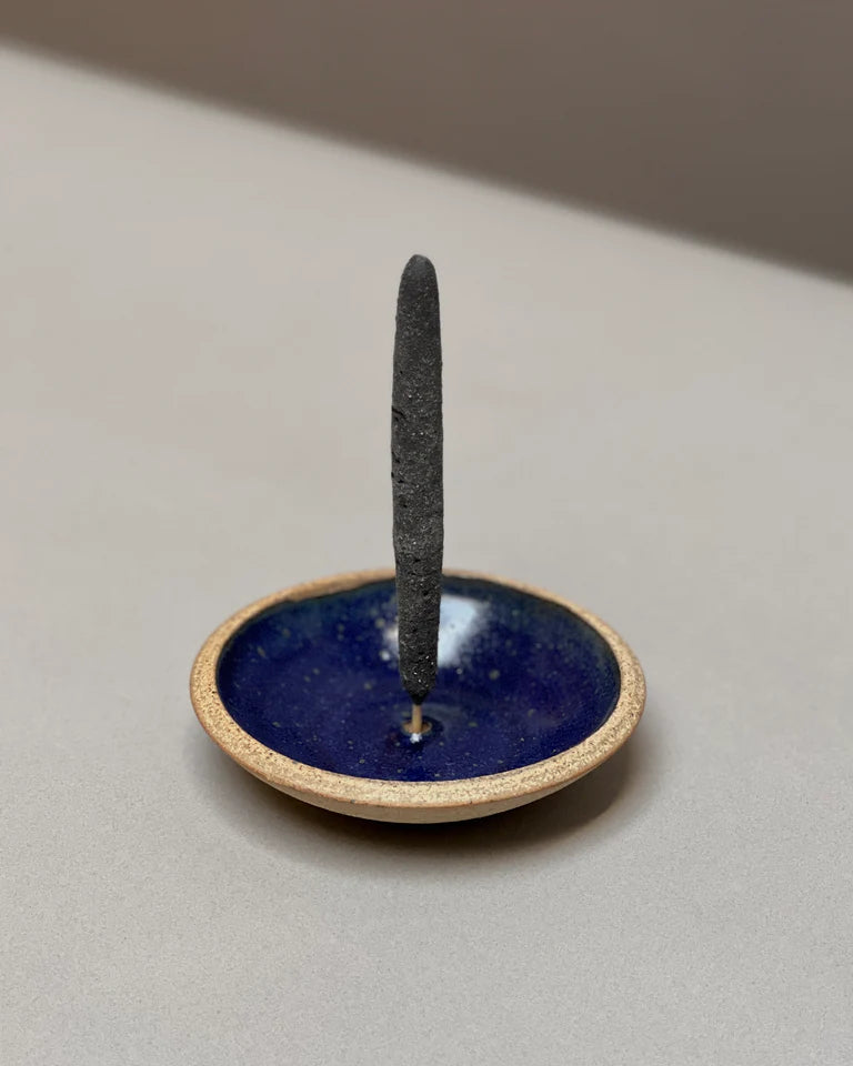 Stoneware Incense Holder | Blue
