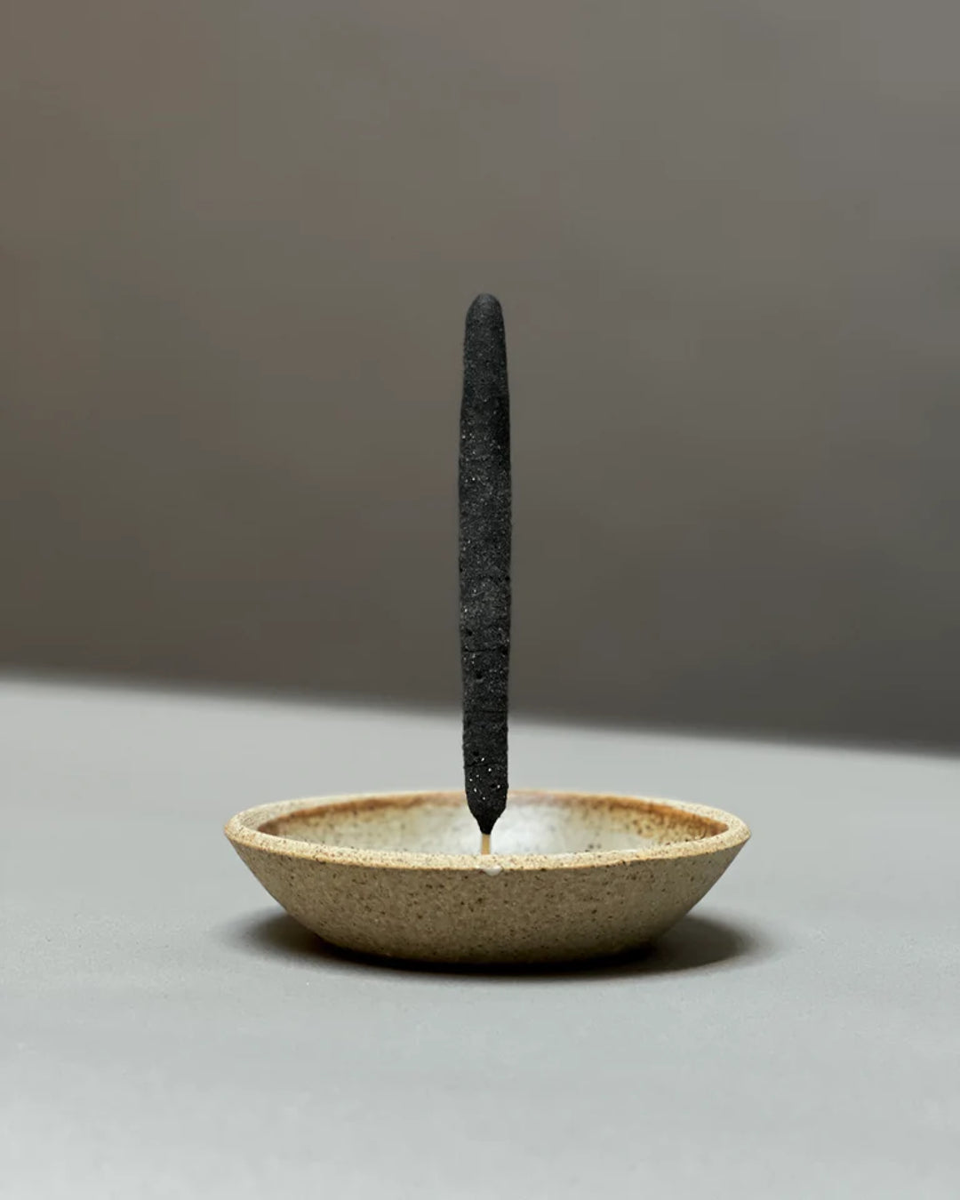 Stoneware Incense Holder | Piker White