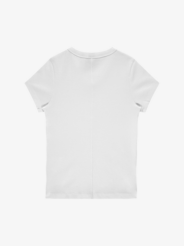 Jill Baby Tee | White