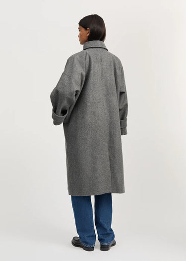 Jo Loden Coat | Pure Grey