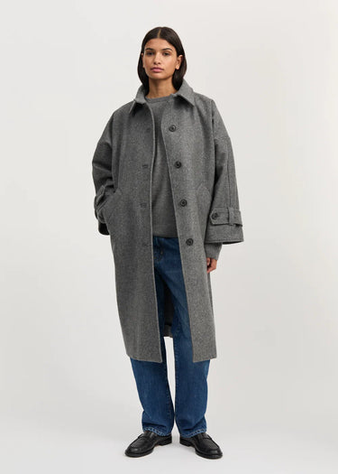 Jo Loden Coat | Pure Grey