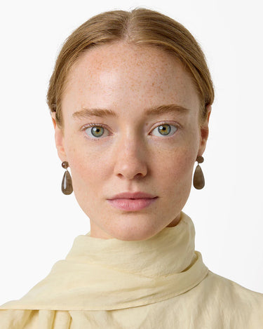 The Lola Earrings | Smoky Quartz