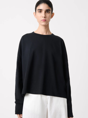 Loop Long Sleeve T-Shirt | Black