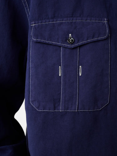 Louro Utility Pocket Shirt Unisex | Indigo