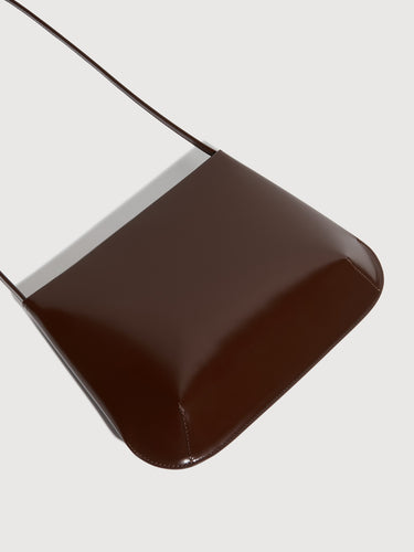 Loge Bag | Choc Spazzolato leather