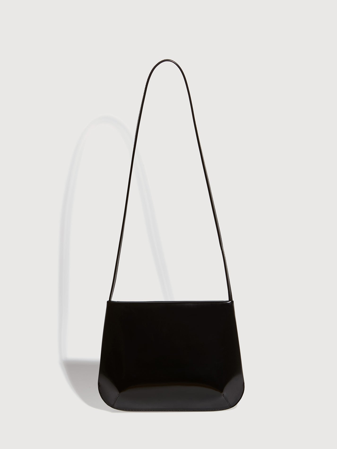 Loge Bag | Noir Spazzolato leather