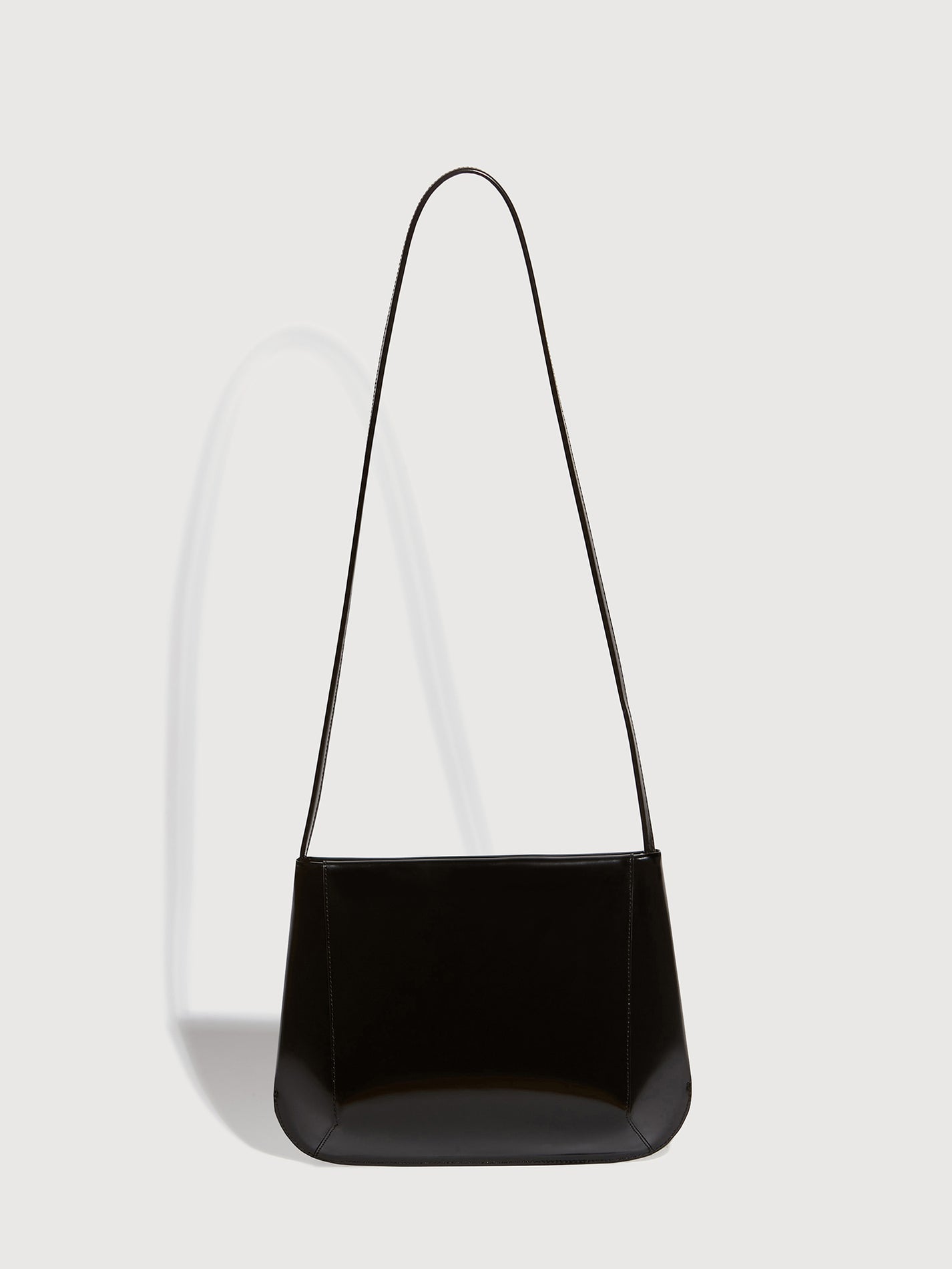 Loge Bag | Noir Spazzolato leather