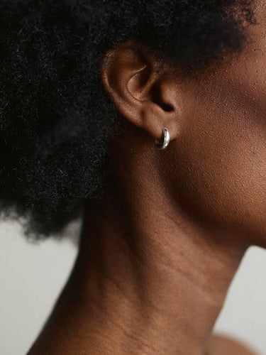 Mini Silver Hoops