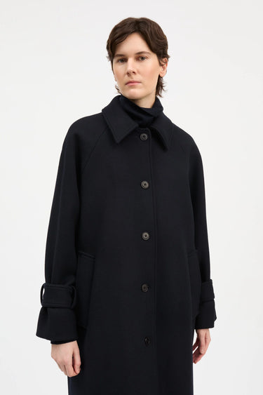 Macy Coat | Dark Navy