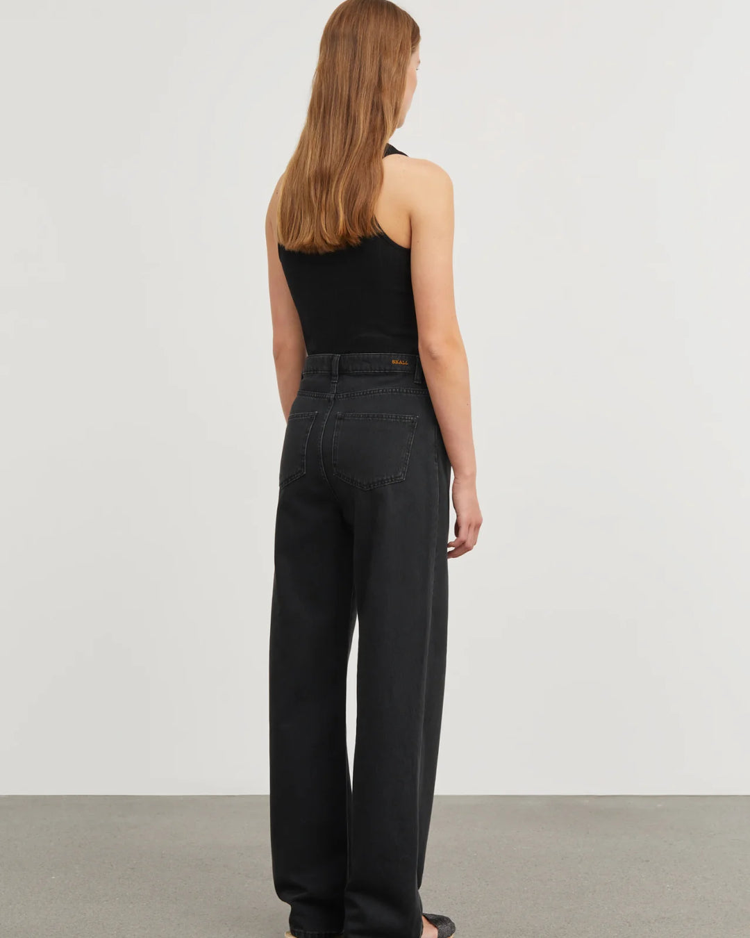 Maddy Straight Jeans | Washed Black
